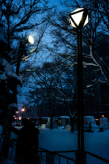 カップルが撮影してました