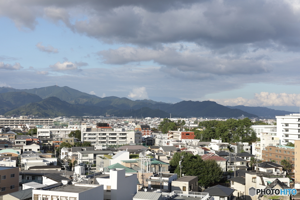 10月10日の富士山は見えなかった。