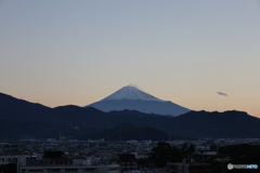 10月20日早朝の富士山