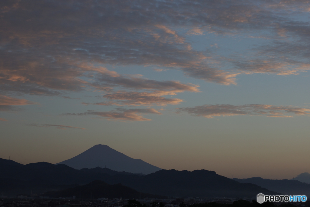 今朝の富士山（10月8日・早朝）