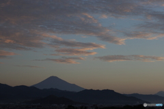 今朝の富士山（10月8日・早朝）