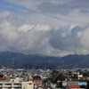 12月25日の富士山（ちょっとだけ見える）