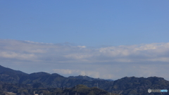 2月24日の富士山（は雲の向こう）