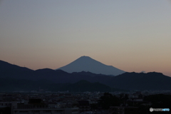 今朝の富士山（10月3日・早朝）