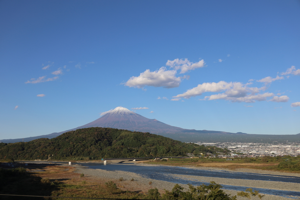 富士山と富士川