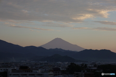 今日の富士山（10月8日・早朝）