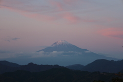 11月07日の富士山（夕方）