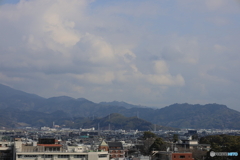 3月2日の富士山（雲で見えない）