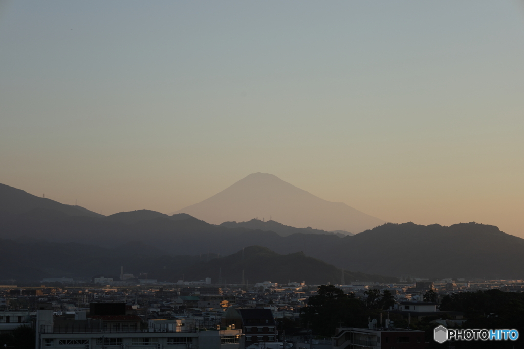 今朝の富士山（9月29日）