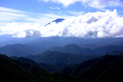 塔ノ岳から富士山