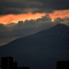 燃える丹沢大山