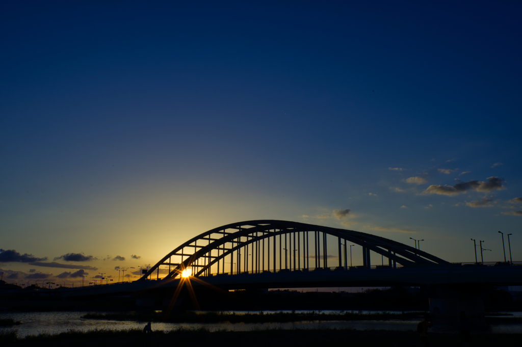 多摩水道橋（青系）