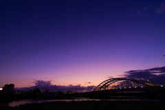 多摩水道橋（遠景）