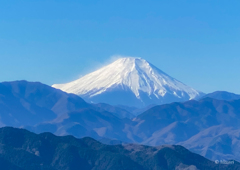 高尾山山頂　富士山