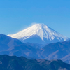 高尾山山頂　富士山