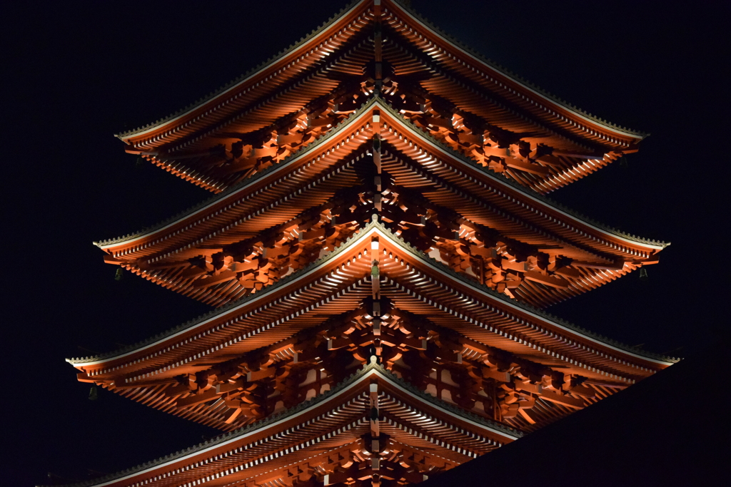 浅草寺の塔