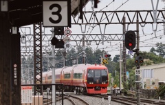 東武鉄道　特急「きぬがわ号」。