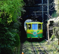 トンネルをぬけて…♫　高尾登山電鉄③。