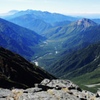 上高地、焼岳、乗鞍岳、御嶽山（奥穂高岳山頂）