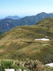 女神の横顔…雨飾山。