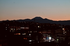 夕暮れ。