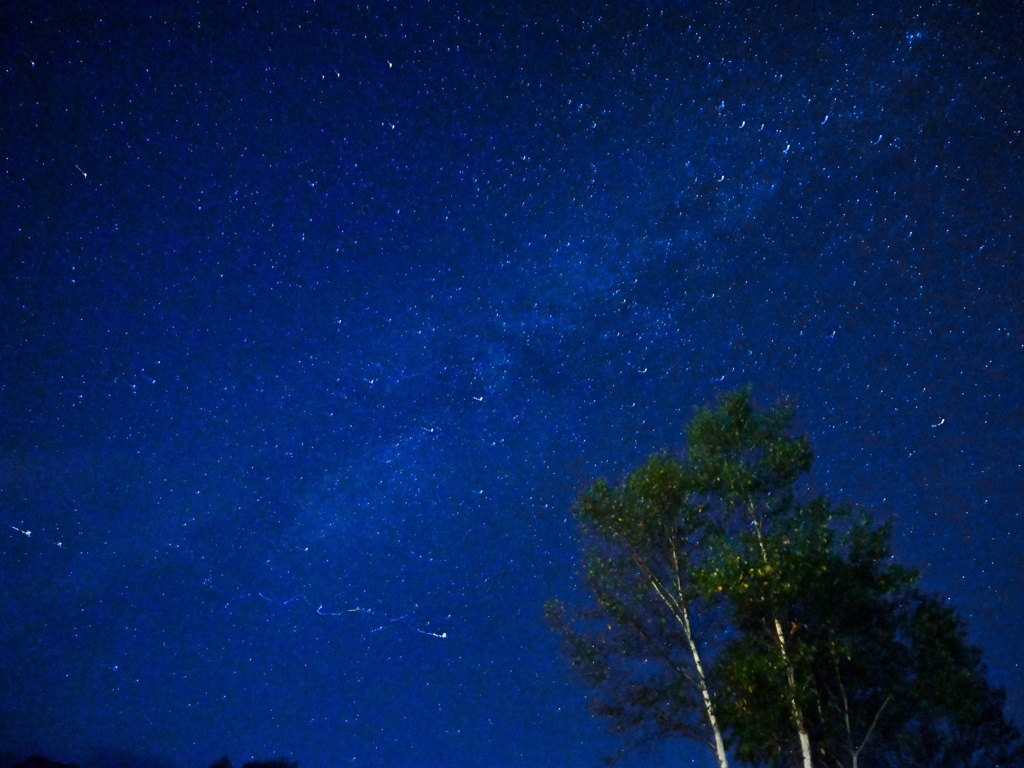 星空（八ヶ岳山麓）。