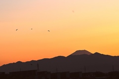 夕景。