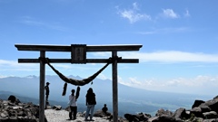 霧ヶ峰（車山）からの八ヶ岳連峰。