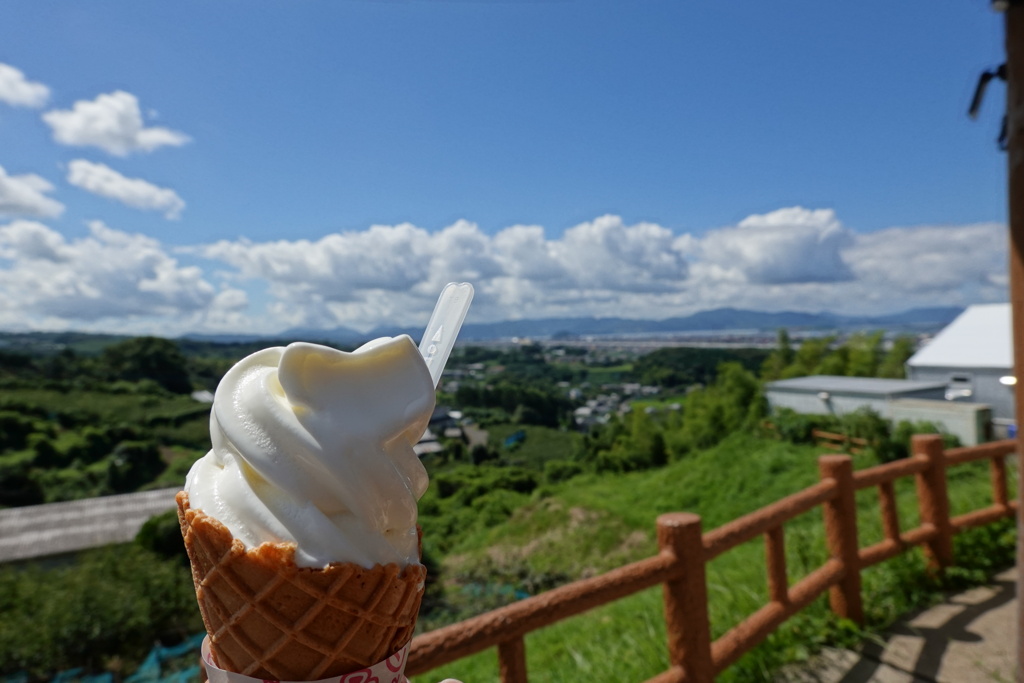 真夏のソフトクリーム