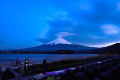 河口湖からの富士山