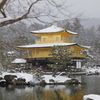 雪の金閣寺