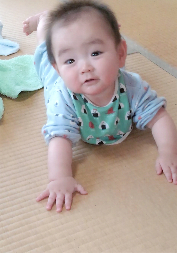 第17回伍和の里フォトコンテスト銅賞　『ハイハイできたよ』
