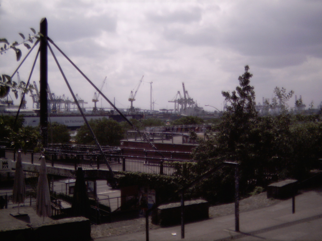 ハンブルク港の眺め