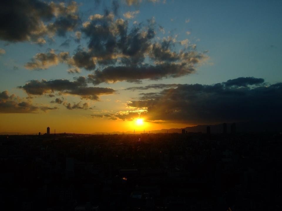 夕暮れ