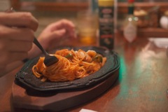 懐かしのナポリタン