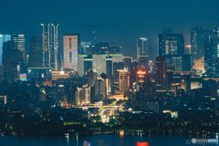 Hangzhou: Skyline and Westlake - Night