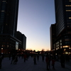 夕暮れの東京駅から