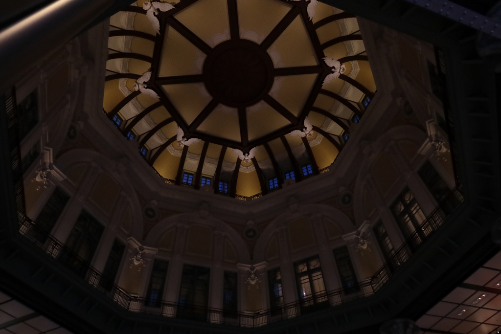 東京駅ドームの天井は