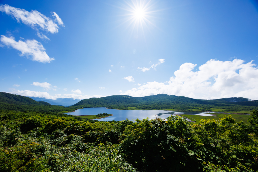 雄国沼全景