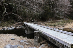 渇水の冠水橋