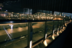 夜の歩道橋