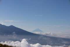 車山から臨む富士
