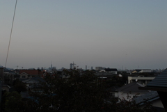昨夕暮れ散歩 帰ったら待ってた