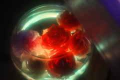 光の花手水