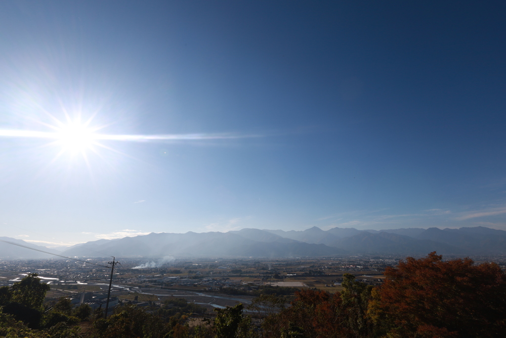 松本市からの北アルプス