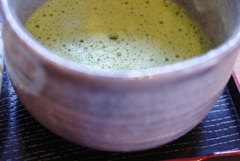 おだんごと頂いたお抹茶