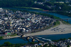 錦帯橋と岩徳線