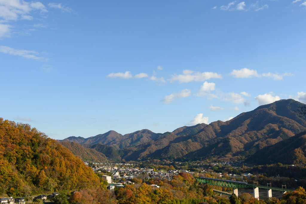 新桂川橋梁俯瞰