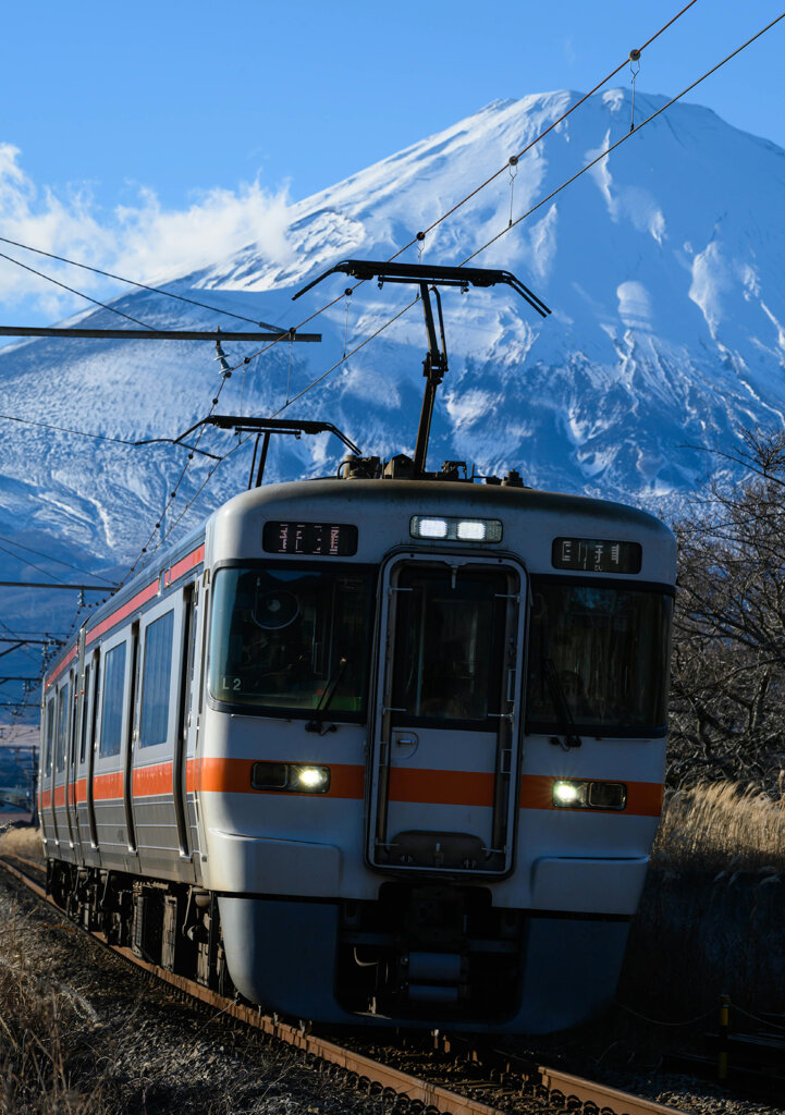 富士山と御殿場線