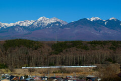 高台から八ヶ岳